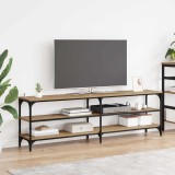 vidaXL Cabinet TV Stejar Artizanal 160 x 30 x 50 cm 881289
