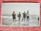 Fotografie, familie pe plaja la Mamaia, 1929, Stella Litarczek