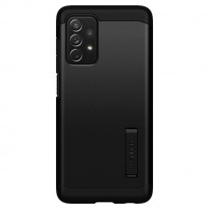 Husa Antisoc Spigen Tough Armor pentru Samsung Galaxy A72, Functie Stand, Negru foto