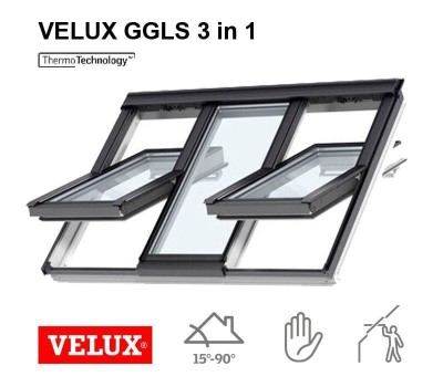 Fereastra mansarda 3 in 1 - VELUX GGLS foto