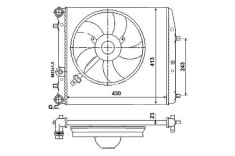 Radiator racire Best Auto Vest 691308-1