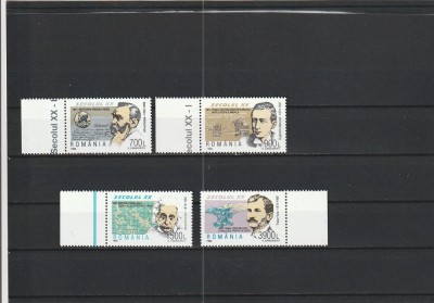 ROMANIA 1998 LP 1450 SECOLUL XX SERIE MNH NESTAMPILATA foto