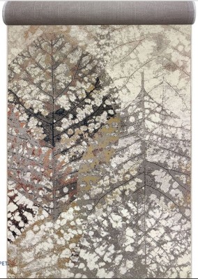 Traversa Festonata Surfilata, Model Anny 33001-160, Inaltime Fir 7 mm, Latime 0.58m, Marime 58 x 300 cm, Bej, Crem, Antialergic, Polipropilena, Living foto