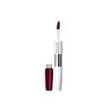 Ruj de Buze Rezistent 24 Ore, Maybelline, Superstay, 835 Timeless Crimson, 2 Capete