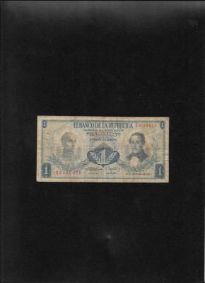 Columbia 1 peso oro 1959 seria85459928 foto
