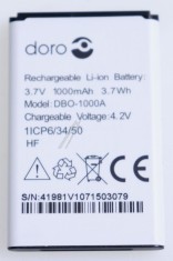 DBO-1000A / DBAA-1000A DORO ERSATZAKKU PASSEND F&Uuml;R 1370/1372/2404 ECO