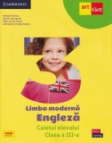 Limba engleza. Limba moderna - Clasa 3 - Caietul elevului - ART KLETT