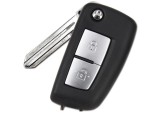 Carcasa cheie Nissan tip briceag, 2 butoane &ndash; compatibila Qashqai/Juke/X-Trail