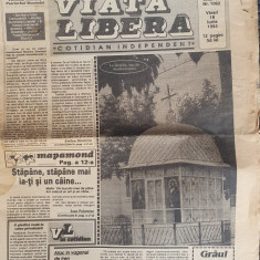 Ziarul Viata Libera Galati nr 1062, 18 iunie 1993, 12 pagini