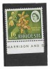 Rhodesia - Teme locale, 1966 - valoare neobliterata, Flora, Nestampilat