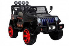 Masinuta electrica Jeep Raptor Drifter 4x4, flames foto