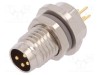 Conector M8 tată 4 pini neecranaţi soclu IP67 30V 2,5-4mm TE Connectivity