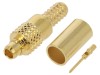 Conector MMCX Tată Drept 50 Ohm Ninigi MMCX-02 Placat Aurit pentru RG174/RG188/RG316