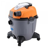 Aspirator multifunctional Limpio LWD-35P , 1320 W, Putere aspirare 170 W, Recipient colectare 35 L, Gri/Portocaliu