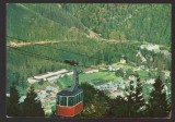 CPIB 25138 CARTE POSTALA - SINAIA. VEDERE GENERALA, TELECABINA, CIRCULATA, 1975, STAMPILE, TIMBRU