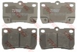 Set placute frana,frana disc LEXUS IS II (GSE2, ALE2, USE2) (2005 - 2016) TRW GDB3399