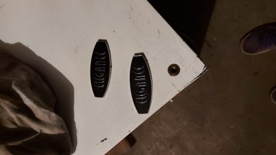Emblemă Elegance aripă față Skoda Fabia 1 foto