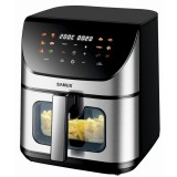 Friteuza cu aer cald Samus AF8-S1700DW, 1700 W, 8 l, Afisaj electronic color, 12 programe presetate