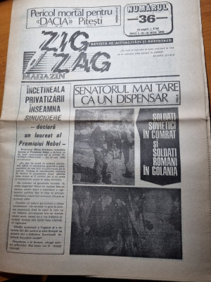 Ziarul Zig-Zag 12-18 noiembrie 1990-constantin cojocaru,basarabia foto