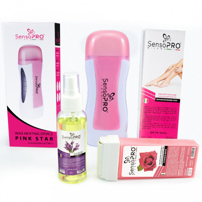 Kit Epilare Ceara Profesional SensoPRO Start Pink