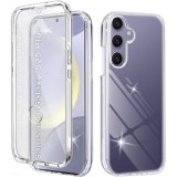Husa 360 ALC Mobile, compatibila cu Samsung Galaxy S25 Plus, V2 Transparent fata+spate