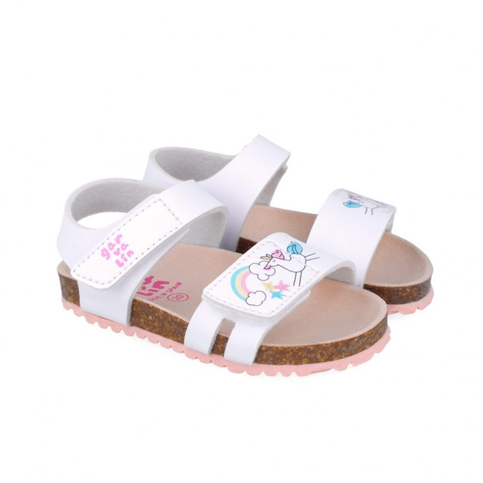 Sandale pentru copii unicorni, garvalin, 252462, alb (marime: 25(15,5-16,1 cm))