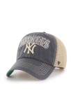 47 brand sapca MLB New York Yankees culoarea albastru marin, cu imprimeu, B-TSCLA17LAP-VN