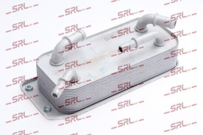 Radiator racire ulei motor, termoflot Porsche Panamera, motor: 2.9 V6 T, 2.9 V6 Turbo, 3.0 V6 T, 4.0 TDI, 4.0 V8 T, radiator transmisie, 210x94x451, foto