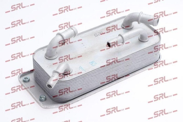 Radiator racire ulei motor, termoflot Porsche Panamera, motor: 2.9 V6 T, 2.9 V6 Turbo, 3.0 V6 T, 4.0 TDI, 4.0 V8 T, radiator transmisie, 210x94x451,