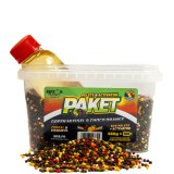 Paket Mix SENZOR Pelete Feeder 2mm, 660g + Activator Green Mussel &amp; Choco Orange 100ml