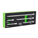 Set de prelungitoare cu patrat 1/4 si cap semirotund