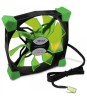 Ventilator Inter-Tech CobaNitrox Xtended N-120-GR 120mm 1200RPM LED verde, Inter Tech