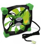 Ventilator Inter-Tech CobaNitrox Xtended N-120-GR 120mm 1200RPM LED verde, Inter Tech