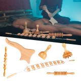 Set Accesorii Masaj din Lemn inSPORTline Teriva Set FitLine Training
