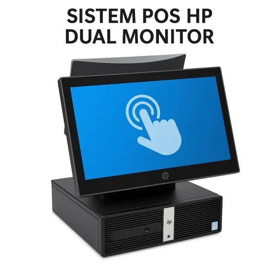 Sistem POS Second Hand HP Retail System RP5810 SFF, Intel Core i5-4570S 2.90GHz, 8GB DDR3, 128GB SSD, 4 x Serial Port, 1 x 24 Volt USB, 3 x 12 Volt US