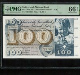 Elveția 100 franci 1971 P49m UNC