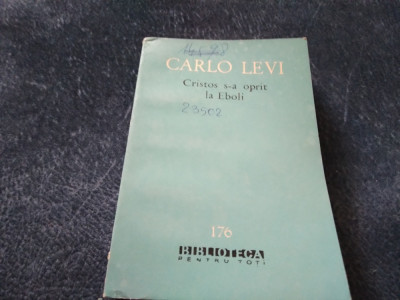CARLO LEVI - CRISTOS S A OPRIT LA EBOLI foto