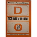 Alexandru Popescu-Mihaesti - Dictionar de omonime (Editia: 1993)