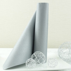 Servetele de masa festive Linclass - Silver (Argintii) / 40 x 40 cm / 50 buc