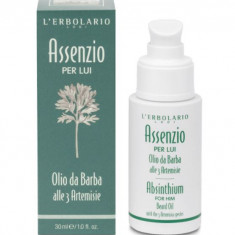 L'Erbolario Ulei pentru barba Absinthium, 30ml