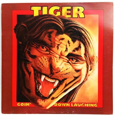 Tiger - Goin&amp;#039; Down Laughing NM / VG+ vinil LP disc hard rock progresiv EMI UK 1976 foto