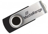 Stick USB MediaRange MR910, 16GB, USB 2.0 (Negru/Argintiu)