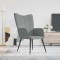 vidaXL Scaun de relaxare, gri deschis, material textil 327941