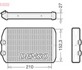 Radiator incalzire habitaclu Renault Kangoo / Grand Kangoo II, Kangoo Be Bop, Kangoo Express, Master III, Master III Sasiu Motor 1.2 TCe 115, 1.2