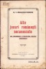 1036SPN Alte jocuri rom&acirc;nești necunoscute G T Niculescu-Varone 1931