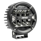Lampa de lucru rutiera LED PRO AMiO, reflector cu omologare E24 ECE R149, 10-30V 12V 24V, 41W, 3600 lm, 6000K, 146x146x82 mm