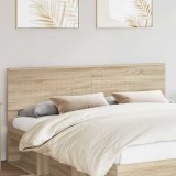 vidaXL Tăblie cap cu headboard Stejar Sonoma 180 cm Lemn compozit 888388
