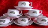 SET PORTELAN THOMAS ROSENTHAL LACROIX ANUL 1957 CESTI CAFEA ESPRESSO SI FARFURII