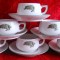SET PORTELAN THOMAS ROSENTHAL LACROIX ANUL 1957 CESTI CAFEA ESPRESSO SI FARFURII