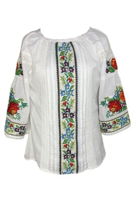 Bluza tip ie dama R46, alb/albastru , marimea 5XL foto